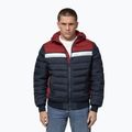Men's winter jacket Pitbull Rubio Quilted Hooded dark navy/red