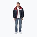 Men's winter jacket Pitbull Rubio Quilted Hooded dark navy/red 2