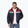 Men's winter jacket Pitbull Rubio Quilted Hooded dark navy/red 4