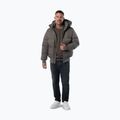 Men's winter jacket Pitbull Patton Quilted Hooded taupe 2