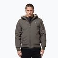 Men's winter jacket Pitbull Elkwood 3 Sherpa Hooded taupe