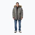 Men's winter jacket Pitbull Forest Hooded Parka taupe 2