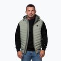 Men's gilet Pitbull Naylor Padded Hooded dusty salvia
