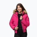 Women's winter jacket Pitbull Azalea Quilted Hooded raspberry red 5