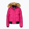 Women's winter jacket Pitbull Azalea Quilted Hooded raspberry red 7