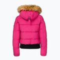 Women's winter jacket Pitbull Azalea Quilted Hooded raspberry red 8