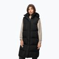 Women's gilet Pitbull Ashley Padded Hooded Long black