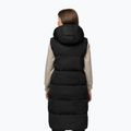 Women's gilet Pitbull Ashley Padded Hooded Long black 3