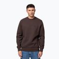 Men's sweatshirt Pitbull Small Logo Crewneck dark chocolate