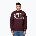 Men's sweatshirt Pitbull Norton Crewneck dark burgundy