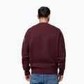 Men's sweatshirt Pitbull Norton Crewneck dark burgundy 3
