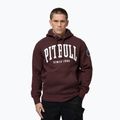 Men's sweatshirt Pitbull Norton Hooded dark burgundy