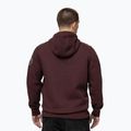 Men's sweatshirt Pitbull Norton Hooded dark burgundy 3