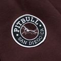 Men's sweatshirt Pitbull Norton Hooded dark burgundy 10