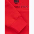 Men's sweatshirt Pitbull So Cal Hooded fluo/red 9