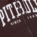 Men's sweatshirt Pitbull Norton Hooded Zip dark burgundy 9