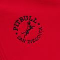 Men's sweatshirt Pitbull San Diego Ca Hooded Zip red 11