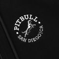 Men's sweatshirt Pitbull San Diego Ca Hooded Zip black 9
