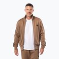 Men's sweatshirt Pitbull Trackjacket Tape Logo Terry Group coyote brown