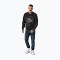 Men's sweatshirt Pitbull Strenght & Respect Crewneck washed dark graphite 4
