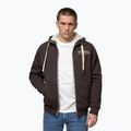 Men's sweatshirt Pitbull Ruffin Detroit Hooded Zip dark chocolate 4