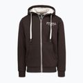 Men's sweatshirt Pitbull Ruffin Detroit Hooded Zip dark chocolate 5