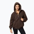 Women's sweatshirt Pitbull Daisy Hooded Zip dark chocolate 4