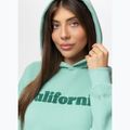 Women's sweatshirt Pitbull California Hooded light mint 5