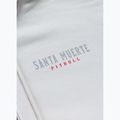 Women's sweatshirt Pitbull Santa Muerte Hooded Zip white stone 11
