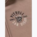 Women's sweatshirt Pitbull Skull Surf Hooded Zip chocolate mousse 10