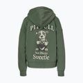 Women's sweatshirt Pitbull Sweetie Hooded Zip sage green 7