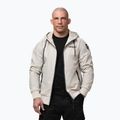 Men's jacket Pitbull Athletic Logo Nylon Hooded light sand