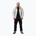 Men's jacket Pitbull Athletic Logo Nylon Hooded light sand 2