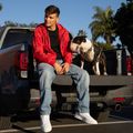 Men's jacket Pitbull Athletic Tape Nylon Hooded red 14