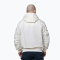 Men's jacket Pitbull Aero Flight Hooded off white 3