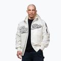 Men's jacket Pitbull Aero Flight Hooded off white 4