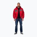 Men's jacket Pitbull Aero Flight Hooded fluo/red 2