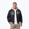 Men's jacket Pitbull Mason San Diego Baseball Hooded dark navy/beige