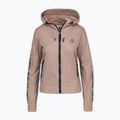 Women's jacket Pitbull Aaricia Stripes Nylon Hooded dark sand 3