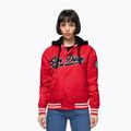 Women's jacket Pitbull Angela San Diego Hooded Varsity fluo/red