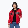 Women's jacket Pitbull Angela San Diego Hooded Varsity fluo/red 4