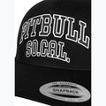 Men's baseball cap Pitbull "SO.CAL.” Retro Trucker black/black/white 3