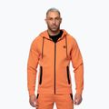 Men's sweatshirt Pitbull Dogwood Hooded Zip Sweatshirt fluo orange