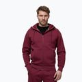 Men's sweatshirt Pitbull Sampson Hooded Zip Sweatshirt burgundy