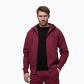 Men's sweatshirt Pitbull Sampson Hooded Zip Sweatshirt burgundy 4