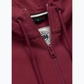 Men's sweatshirt Pitbull Sampson Hooded Zip Sweatshirt burgundy 8