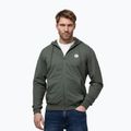 Men's sweatshirt Pitbull Nugget Small Logo Hooded Zip sage green