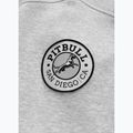 Men's sweatshirt Pitbull Badger Hooded Zip grey/melange 10