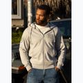 Men's sweatshirt Pitbull Badger Hooded Zip grey/melange 14