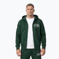 Men's sweatshirt Pitbull Badger Hooded Zip hunter/green 3
